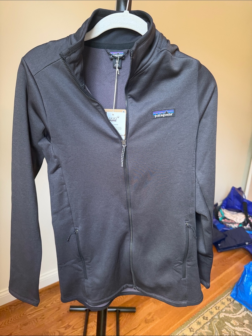 Patagonia Black Full-Zip Performance Jacket